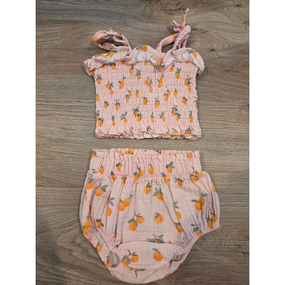 Angel dear baby girl outfit 3-6 mos